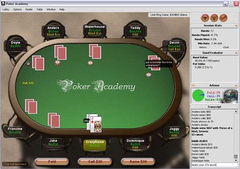 Poker academy software